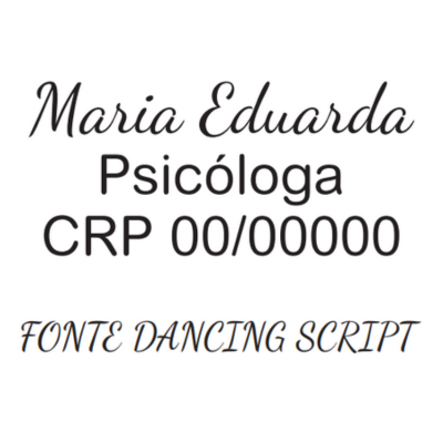 FONTE DANCING SCRIPT